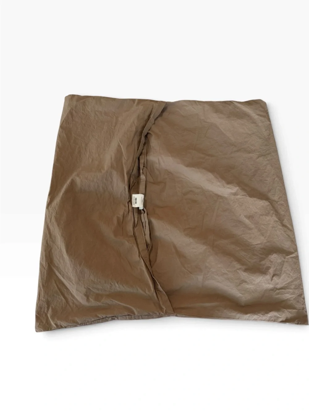 CB2 ORGANIC COTTON PERCALE 400 TC EURO SHAM S/2 SEPIA